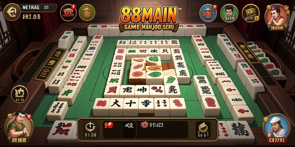 Screenshot gameplay Mahjong yang menampilkan tantangan seru.