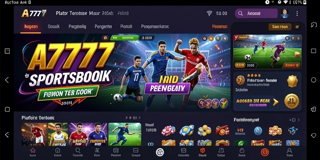 Tampilan gameplay Sportsbook yang menarik dan interaktif.