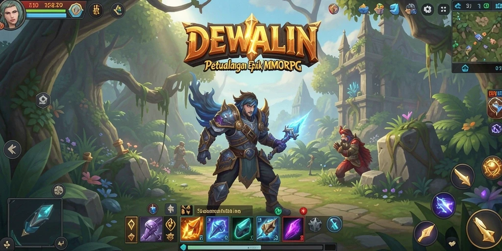 Tampilan gameplay yang seru dan interaktif dalam DEWALIN.