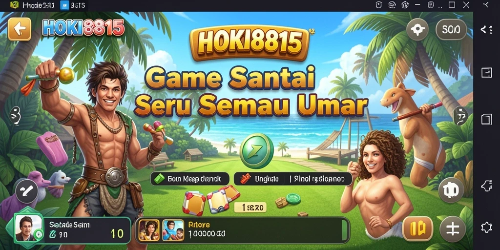 Tampilan gameplay HOKI8815 yang penuh warna dan menarik.