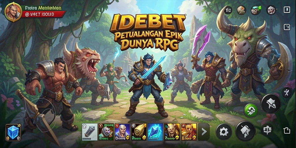 Gameplay RPG yang mendebarkan dan penuh petualangan di IDEBET.