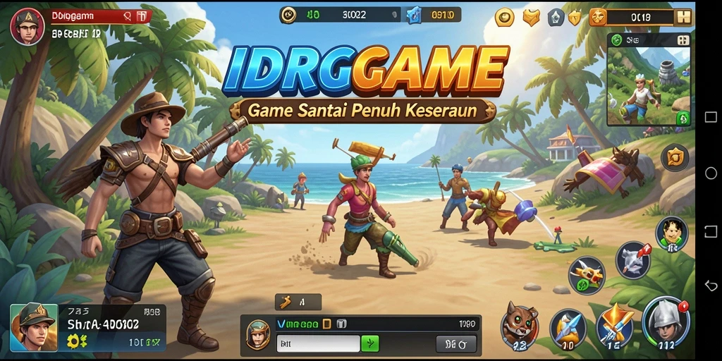 Screenshot gameplay IDRGAME yang menunjukkan keseruan permainan santai.