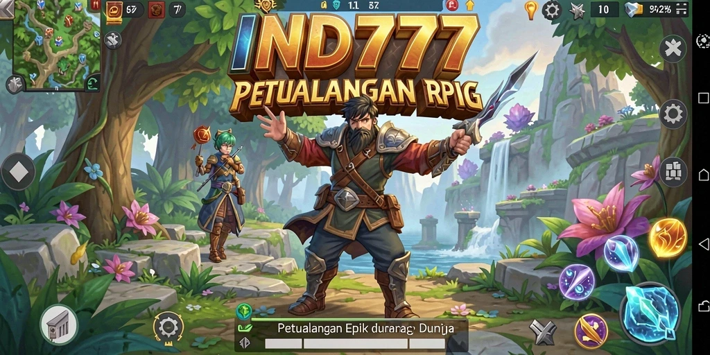 Tangkapan layar IND777 menunjukkan pertempuran seru dalam dunia RPG yang menakjubkan.
