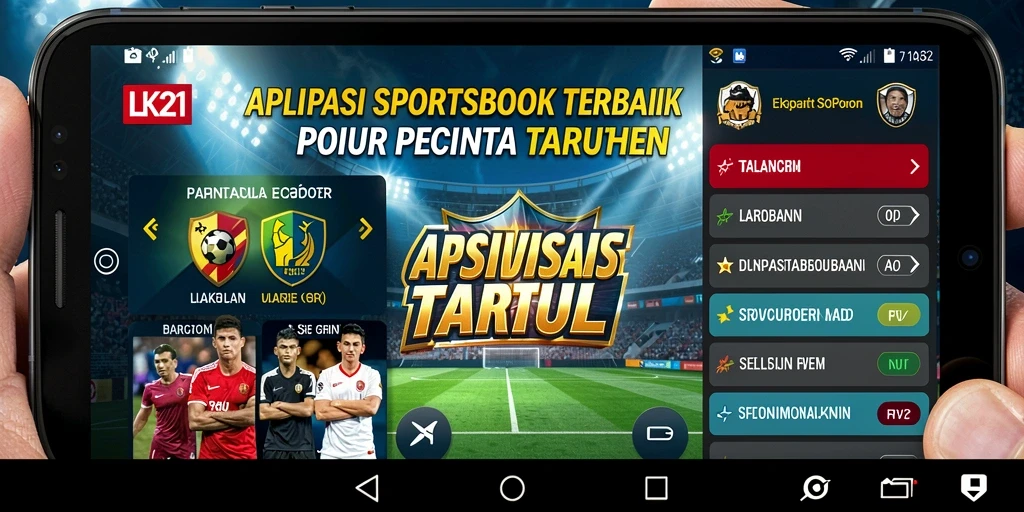 Screenshot utama LK21 menunjukkan fitur taruhan yang mudah digunakan.