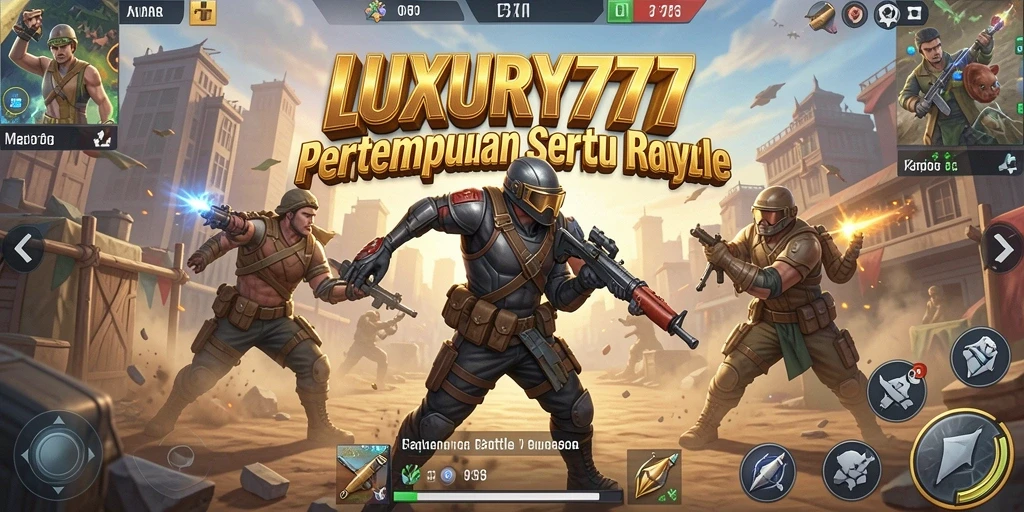 Tampilan seru gameplay LUXURY777 yang penuh aksi.