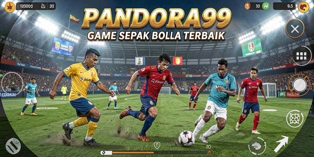 Gameplay menarik PANDORA99 dengan aksi sepak bola intens.