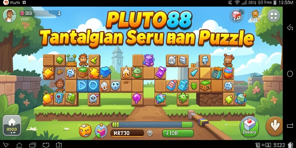 Tampilan gameplay seru dan menantang di PLUTO88.