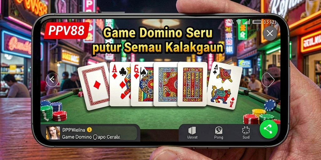 Tampilan permainan Domino di PPV88 yang menarik dan interaktif.