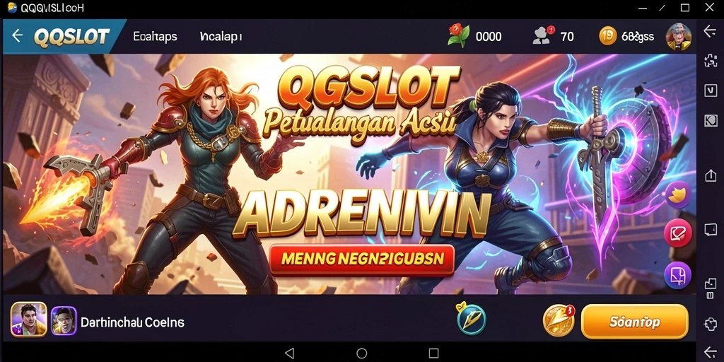 Screenshot gameplay QQSLOT yang menampilkan aksi mendebarkan.