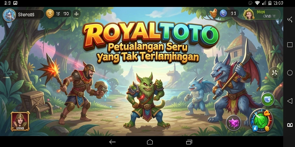 Screenshot gameplay <strong>ROYALTOTO</strong> menampilkan petualangan mendebarkan dengan grafis menawan.