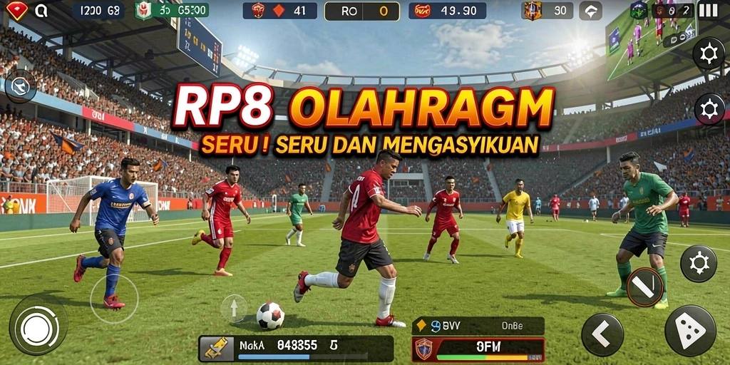Screenshot utama RP8 menampilkan pengalaman gameplay yang mendebarkan.