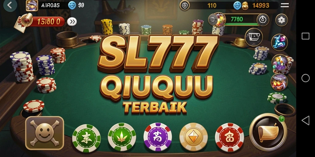 Tampilan menarik dari permainan QiuQiu di SL777.