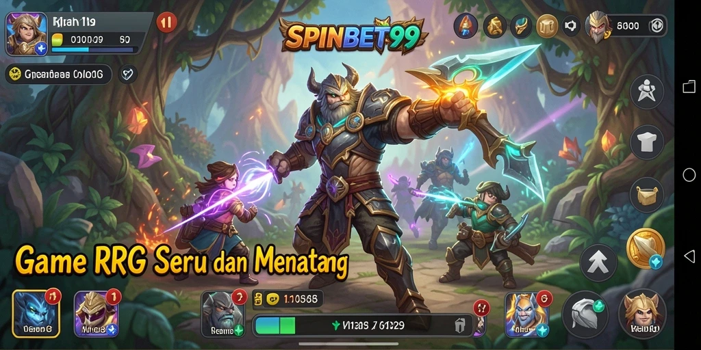 Tampilan gameplay SPINBET99 yang seru dan menantang.