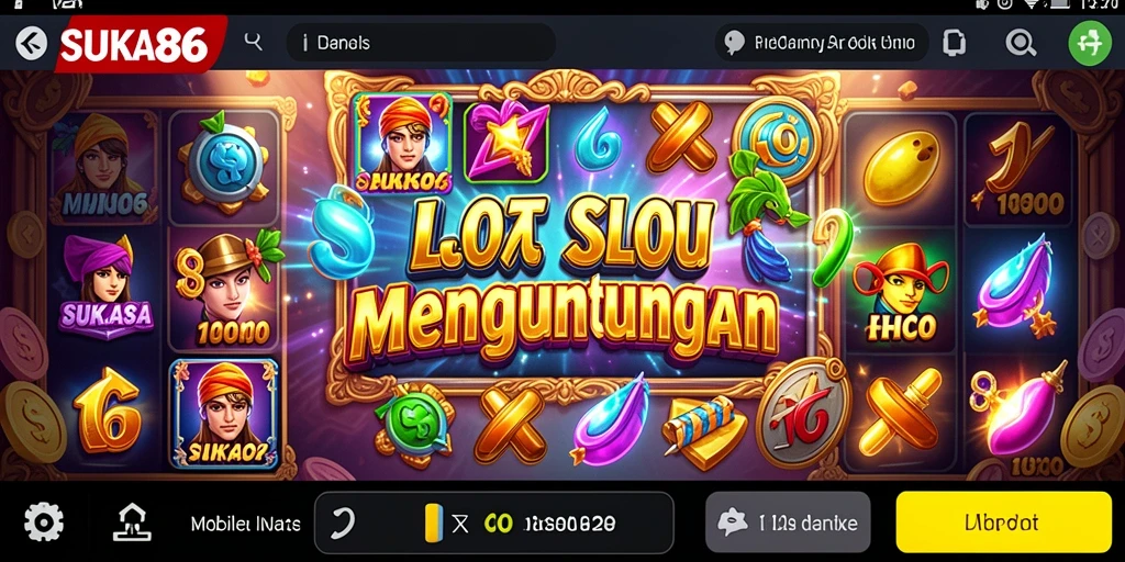 Tampilan menarik gameplay Slot SUKA86 dengan fitur seru.