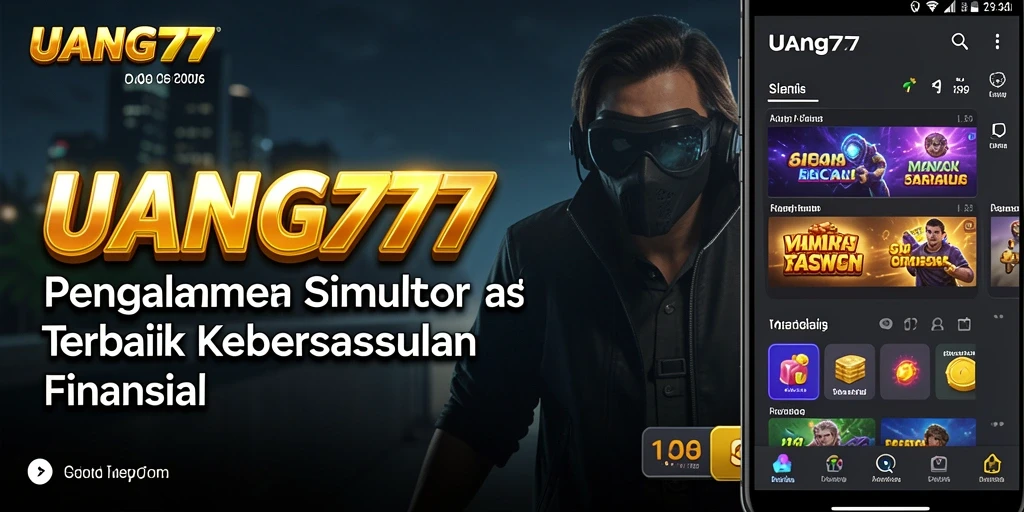 Tampilan gameplay UANG77 dengan interaksi keuangan yang mendidik.
