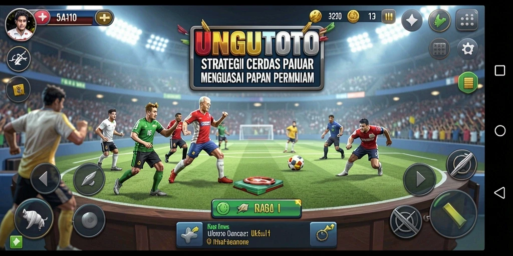 Screenshot UNGUTOTO menampilkan aksi strategi yang mendebarkan.