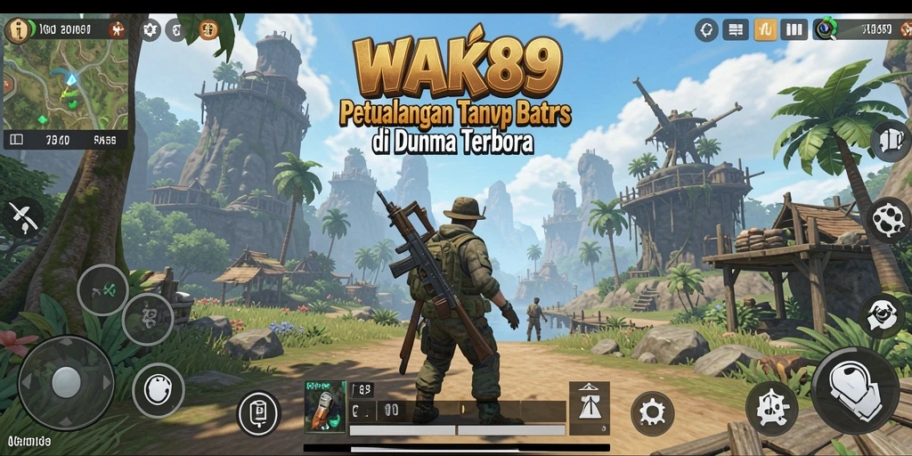 Gameplay menawan WAK89 di dunia terbuka yang luas.